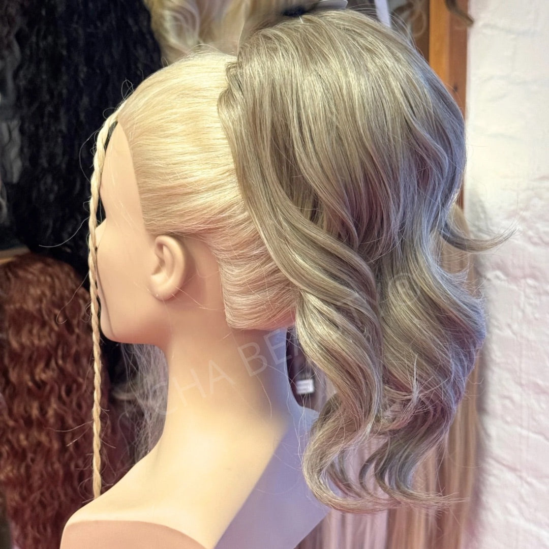 ICHA Beauty Laine -kihara poninhäntäpidennys 40cm