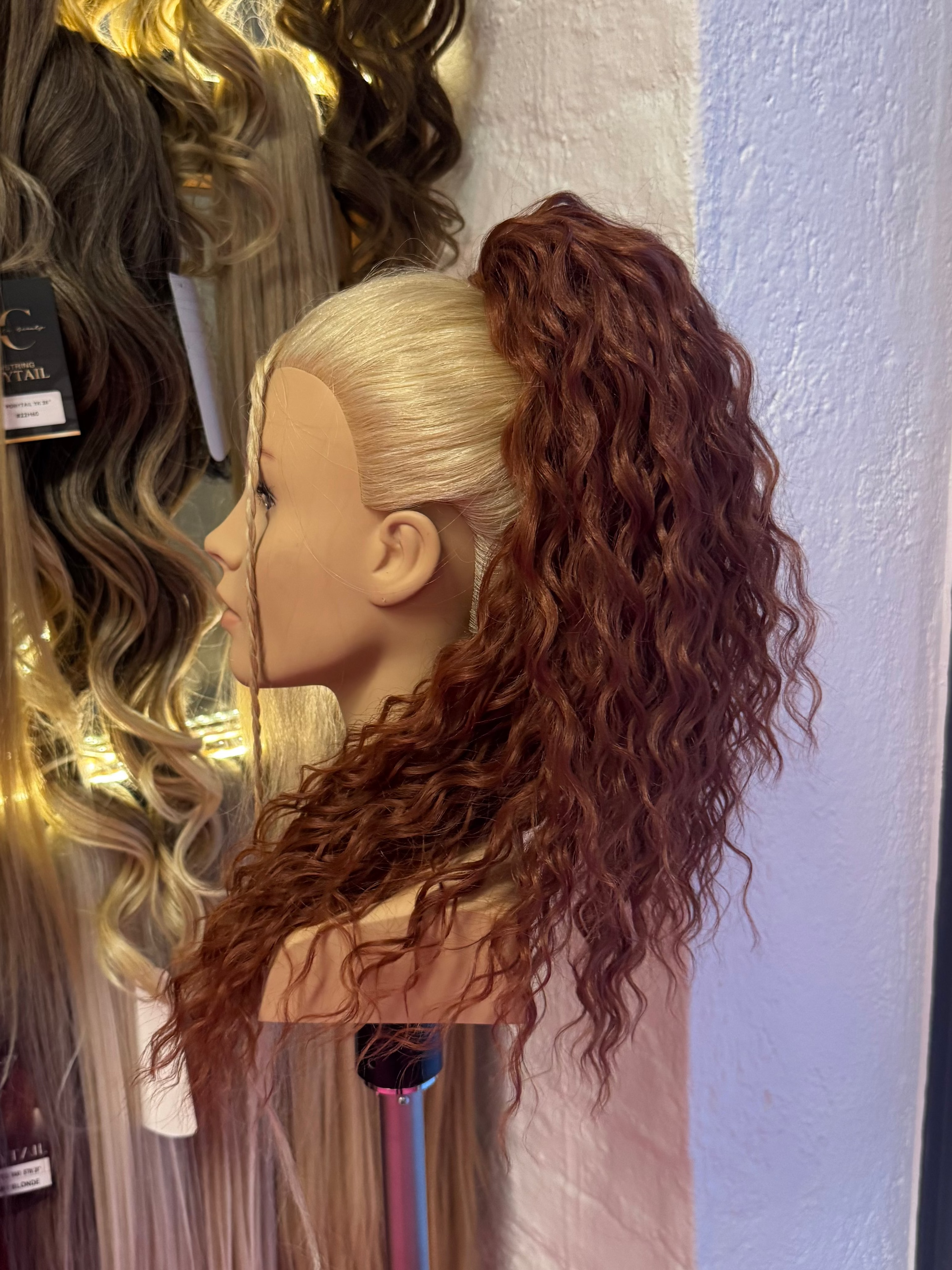 ICHA Beauty Waterwave Kuituhiusponinhäntä 50cm